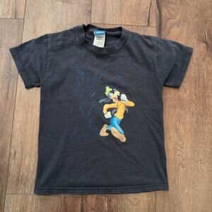 VTG Disney Goofy Kids Small Size 6/8 Youth Shirt Donald Duck Disneyland